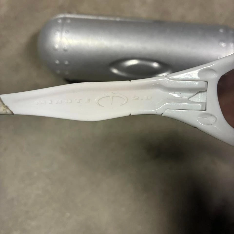 Gafas de sol vintage Minuts 2.0 oro rosa y blanco Foto 3 de 4