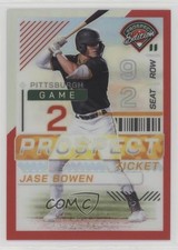 2024 Panini Prospect Edition Red Prizm 14/199 Jase Bowen #7 8d2