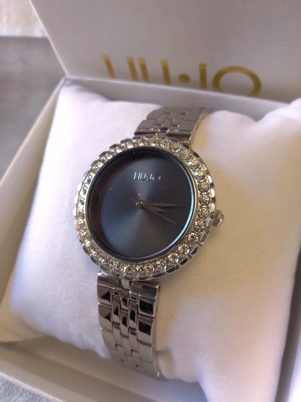 Orologio Liu Jo Originale Donna Elegante Glamour Argentato Luxury  Crystal Chic  - Immagine 2 di 4