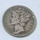 1938 D MERCURY DIME *90% SILVER, Circulated Coin, Free Shipping #6761