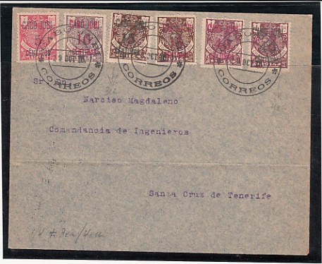 Historia Postal - Cabo Juby 1/4A - Matasello circular - Imagen 1 de 1