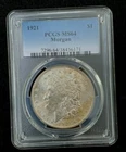 1921 Morgan Silver Dollar $1 Coin - PCGS MS64