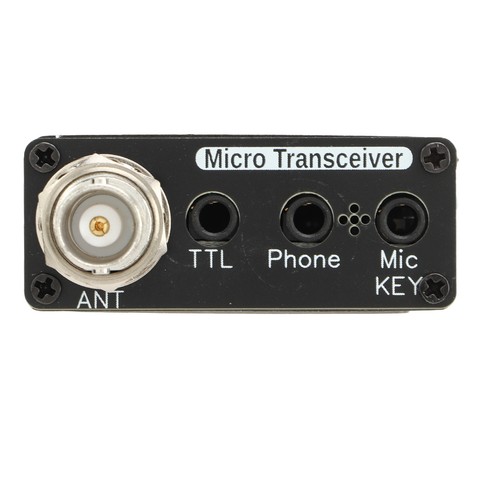 Transceptor de radio 0,5 MHz-30 MHz 4 bandas de ondas portátil HF SSB QRP USDX EE. UU. - Imagen 10 de 24