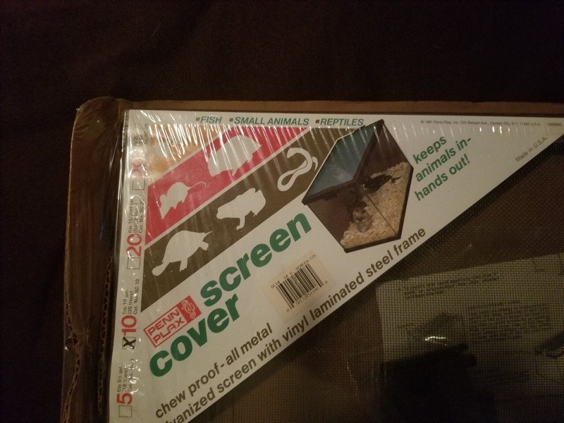 PENN PLAX 10 Gallon Screen Cover (for tank approximately 20" x 10")