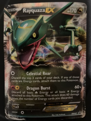 Pokémon Rayquaza-EX BW Black Star Promos BW47 Holo Promo