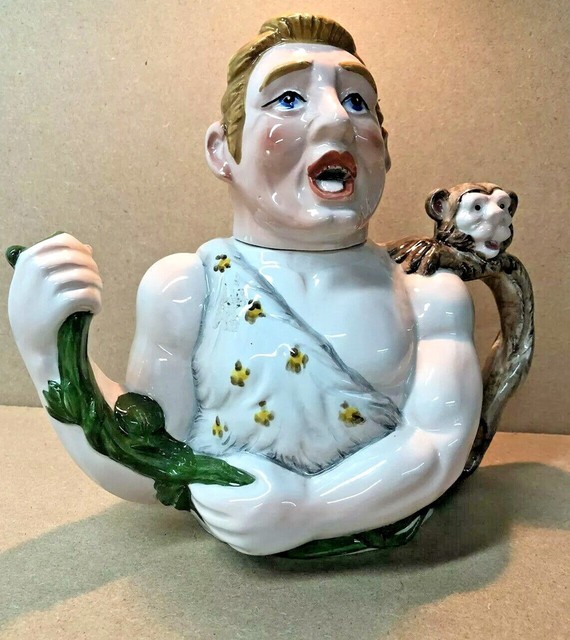 Dept 56 Tea Time Legends Tarzan No. 25 Teapot Collectible eBay