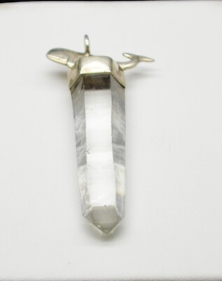Sterling Silver Crystal w/ Whale Charm / Pendant FMB200