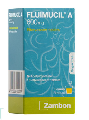 FLUIMUCIL A 600mg Effervescent Tablet Clear Phlegm 10s EXPRESS SHIPPING