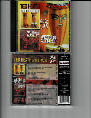 TED HEATH - GOES LATIN/WEST SIDE STORY & BROADWAY HITS (CD 2002) NEW *24 TRACKS*