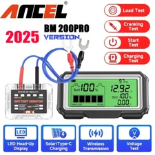 Bluetooth 12v Battery Health Monitor for iOS/Android Car Battery Tester Analyzer