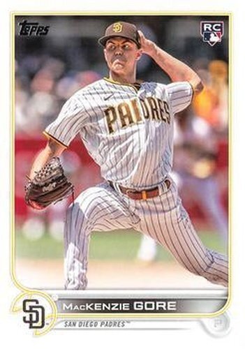 #US81 MacKenzie Gore - San Diego Padres - 2022 Topps Update Baseball