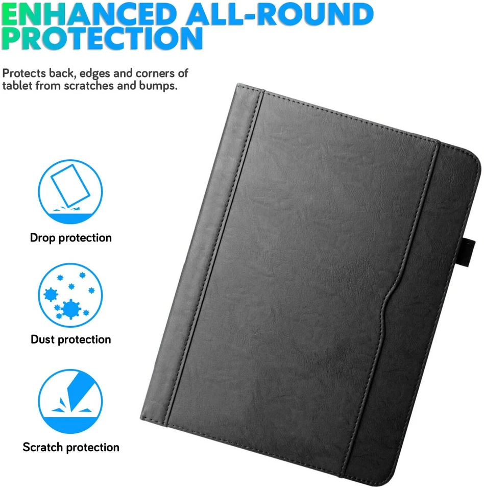 Funda de cuero real tostado para Apple iPad Pro 12.9 1ª-6ª generación con soporte magnético cubierta Foto 4 de 4