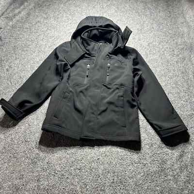 Snozu Performance Boy's Jacket Black Size 7 With Hood And Zipper