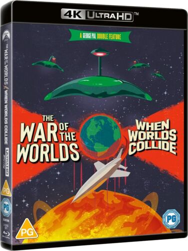War of the Worlds [4K UHD] + When Worlds Collide [Blu-ray] 1951-1953 Lot de 2 films - Photo 1/2