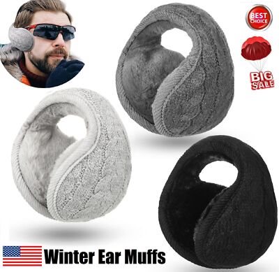 Winter Ear Warmers Ear Muffs for Men and Women, Soft Fur Headband Warmth