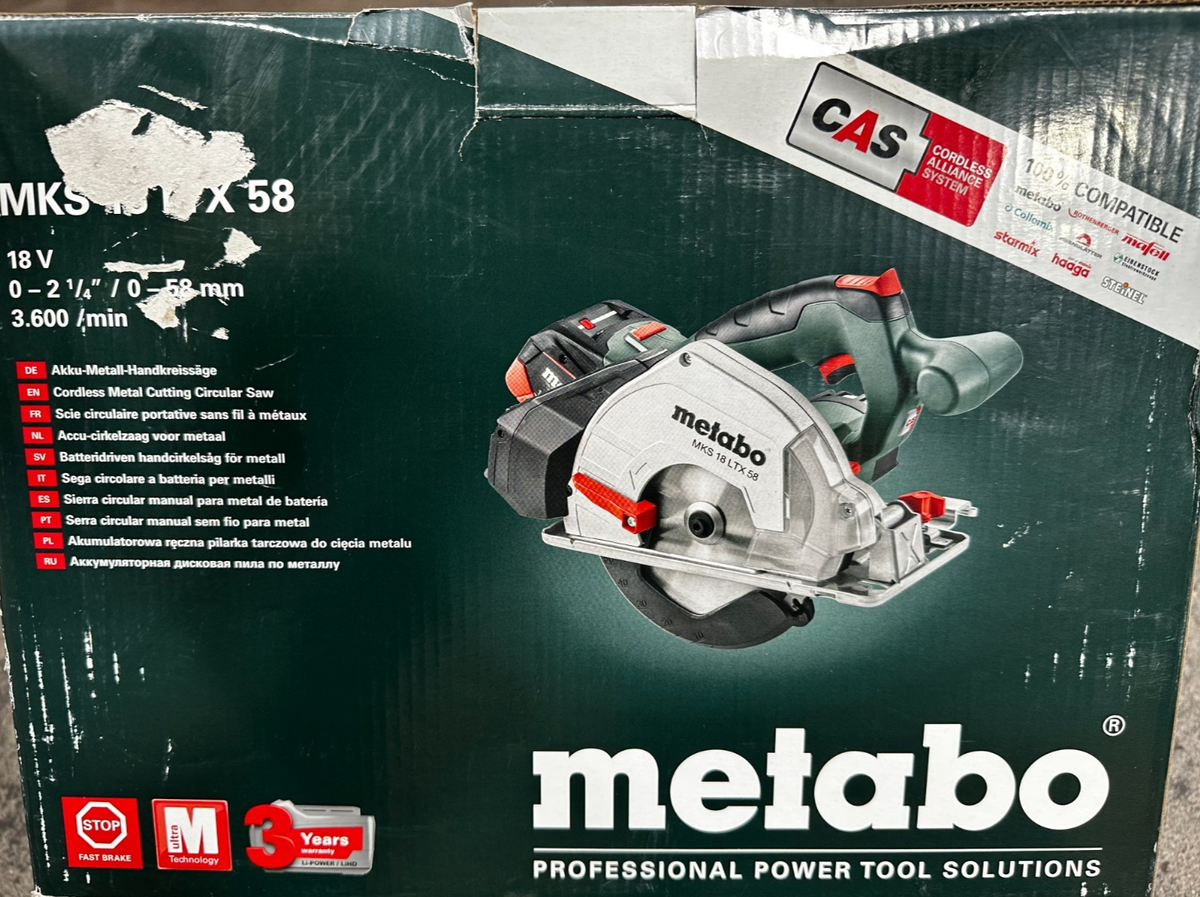 Metal Cutting Circular Metabo Cordless Circular Saw Metabo