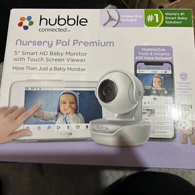 HUBBLE 5'' SMART HD TOUCHSCREEN VIEWER BABYPHONE (ORIGINAL UVP - 199£).