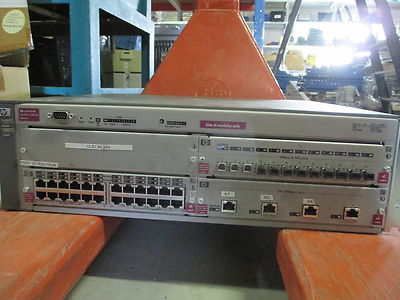 HP J4850A ProCurve Switch 5304XL + J4852A 100Base-FX + J4821B XL + J4820B 10/100