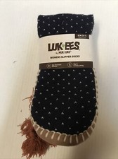 MUK LUK LUK EES WOMEN'S SLIPPER SOX Multi Color SIZE S/M 5-7  7-FD-15 
