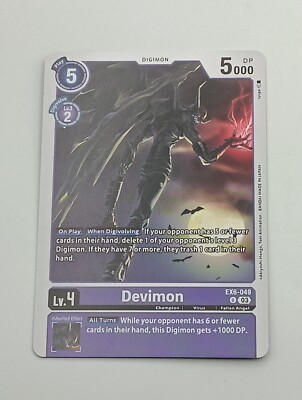 Digimon TCG Einzelkarte Devimon NM