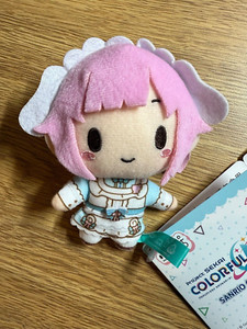 Project Sekai x Sanrio Wonderlands Show Emu Otori Fuwapuchi Mascot Plush Doll