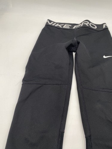 NIKE PRO DRI-FÎT Boys Size S Black Leggings Athletic Pants - Picture 4 of 11