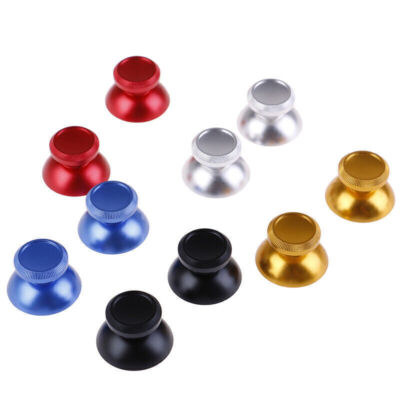 2Pcs/set Metal Analog Joystick thumb Stick grip Cap for PS4 XBOX ONE Cont ad GL