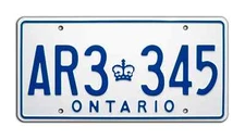 STRANGE BREW | GMC Vandura Metal Stamped Replica Prop License Plate 80s Movie