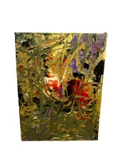 Painting Contemporary Modern Abstract Fine Art Canvas Signed Musk Yai 9x12