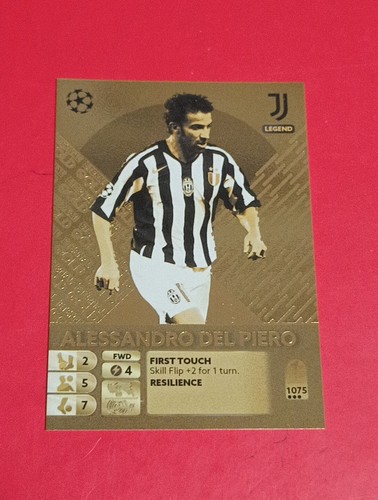 Card Topps Total Football 2022-23 1075 Alessandro Del Piero Eternal Gold 1st Ed. - Foto 1 di 2