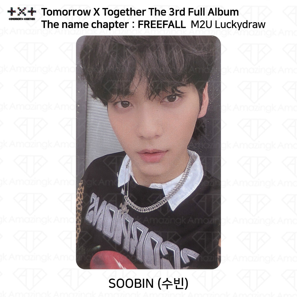 TOMORROW X TOGETHER - TXT FREEFALL NAVER Shopping トレカ スビン TXT Tomorrow X Together The name of Chapter FREEFALL Lucky