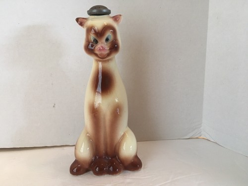 Vintage Cardinal USA Siamese Cat Laundry Sprinkler Bottle! RARE!