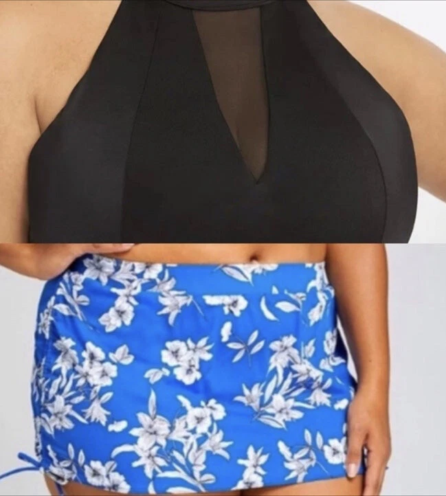 Nuevo conjunto de falda de baño bikini Lane Bryant 28 30 Foto 2 de 4