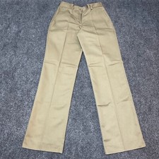 NEW Edwards Pants Womens 2 UR Khaki Woven Flat Front High Rise Slash Pockets
