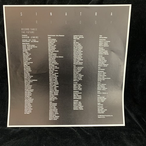 FRANK SINATRA - Trilogy: Past Present Future - REPRISE ST 3LP SET 1980 in shrink - Picture 8 of 19