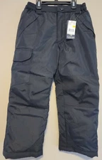 U.S. Polo Boys Ski Snow Pants Black Size 5/6 (NEW)