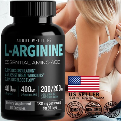 Nitric Oxide L-Arginine Pre Workout Muscle,Multivitamin Men, energy, libido