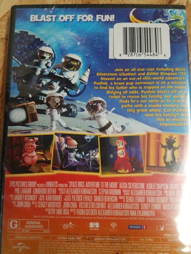 Space Dogs Adventure To The Moon DVD - Picture 2 of 2