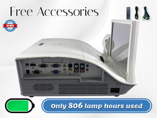 Interactive Ultra Short Throw Mimio Projector 280 DLP Projector - 806 Hours Used