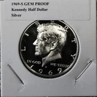 SILVER  1969-S SILVER GEM PROOF KENNEDY HALF DOLLAR