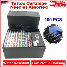 EZ Tattoo Cartridge Needles Assorted 100Pcs Mixed 3RL 5RL 7RL 9RL 7RS 9RS 9RM 