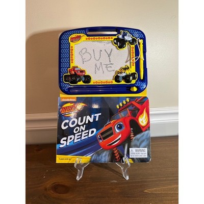 Blaze and the Monster Machines Drawing Board and Book Count on Speed