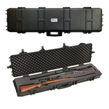 BushWear XL Hard Gun Case – TSA Approved Rifle & Shotgun Case with Foam Interior