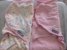 Lot Of Two Girl SwaddleMe Swaddles Newborn