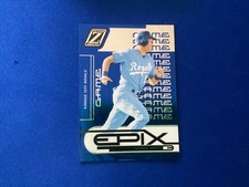 2005 Donruss Zenith George Brett Epix Blue Game #E-23 #/350 Kansas City HOF