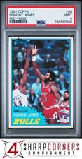 1981 TOPPS MID-WEST #68 DWIGHT JONES BULLS PSA 9