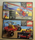 2pcs Vintage LEGO Technic 8844 Helicopter + 8845  buggy car READ