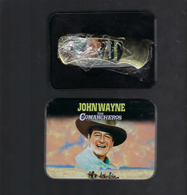 John Wayne Collectible Folding Knife with Tin The Comancheros