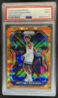 2020-21 Panini Prizm Anthony Edwards RC Orange Ice Prizm Rookie #258 PSA 9