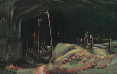 ANTIQUE Wrench Series Peak Cavern Castleton POSTCARD - UNUSED